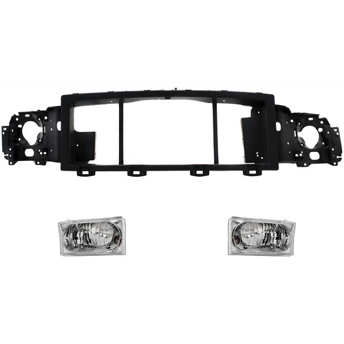 Header panel radiator - radiator, support
